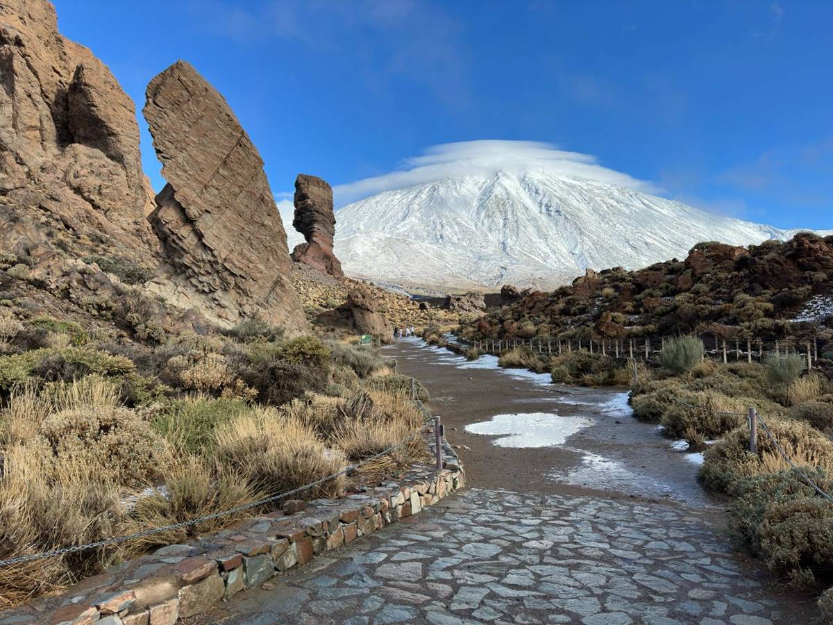 Cierran cuatro senderos en el Parque Nacional del Teide