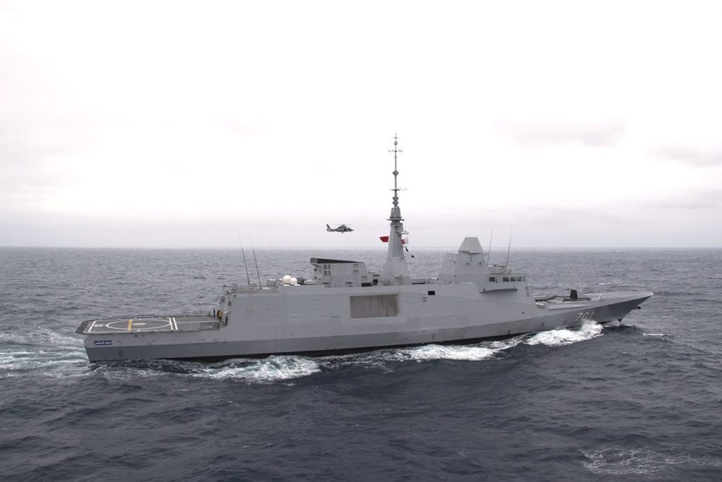 La fragata Mohamed VI es el buque militar más importante de la Armada de Marruecos.