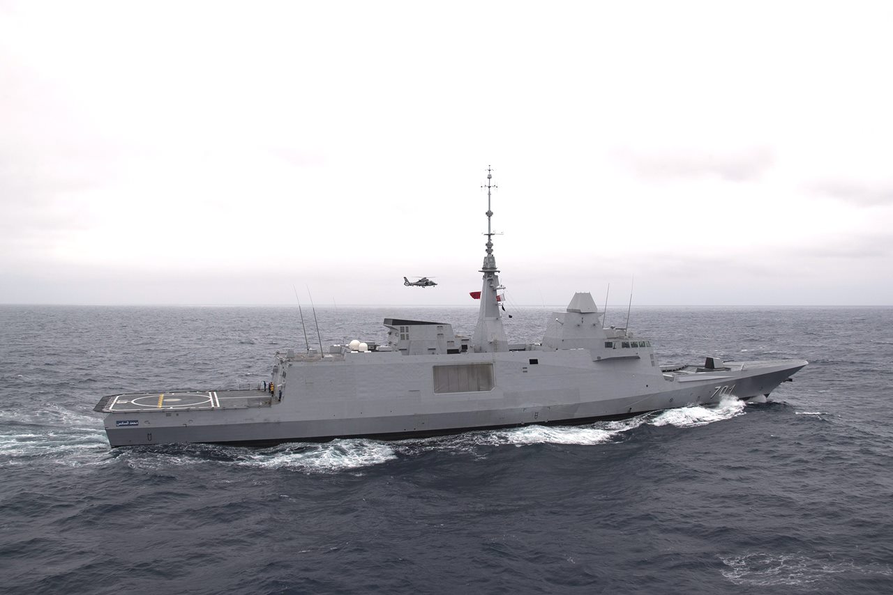 La fragata Mohamed VI es el buque militar más importante de la Armada de Marruecos.