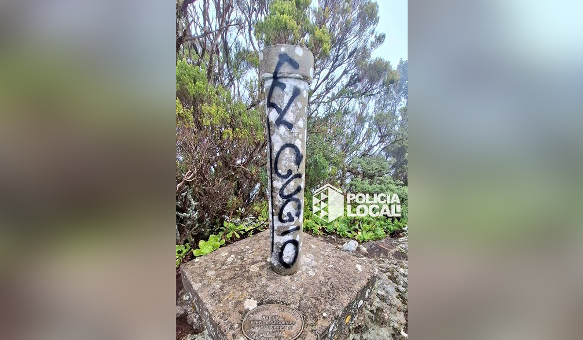 Nuevo acto de vandalismo en una zona protegida de Tenerife
