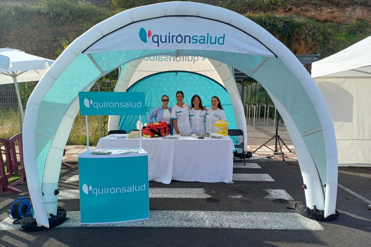 Los centros de Quirónsalud en Tenerife colaboran en la primera edición de la carrera solidaria Ruta 091