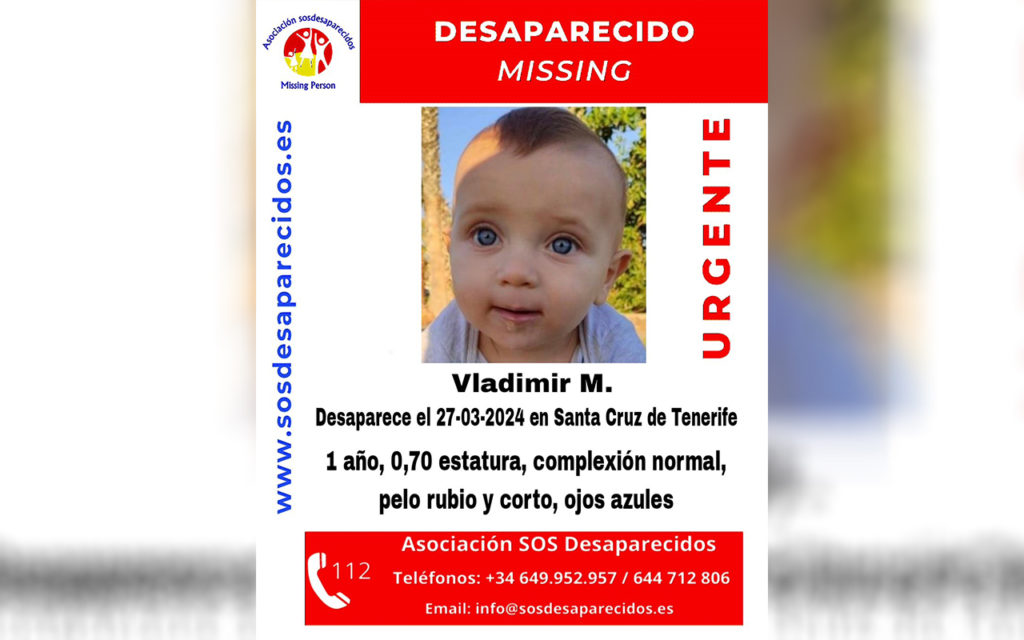 Vladimir, el niño secuestrado en Tenerife. SOS Desaparecidos