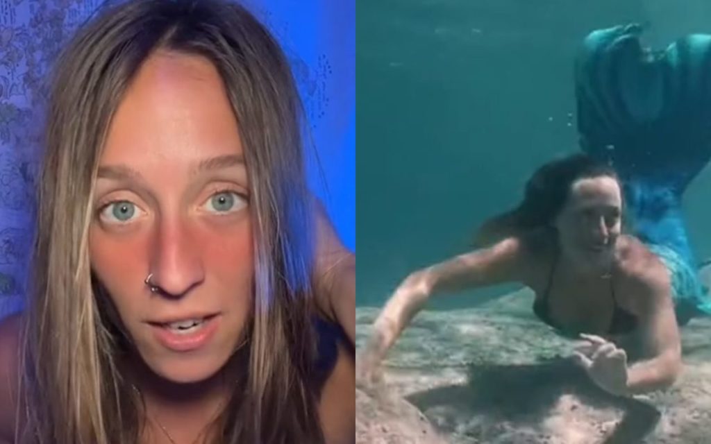 La 'sirena' del vídeo en Lanzarote explica qué le pasó y por qué compartió el vídeo