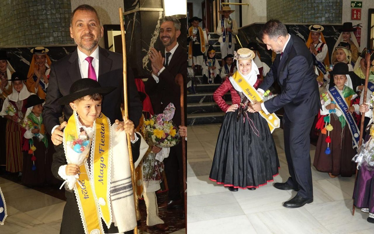 Keylor Aday Ramos González y Gara Suárez Alonso, elegidos Mago y Maga Infantil de las Fiestas de Mayo