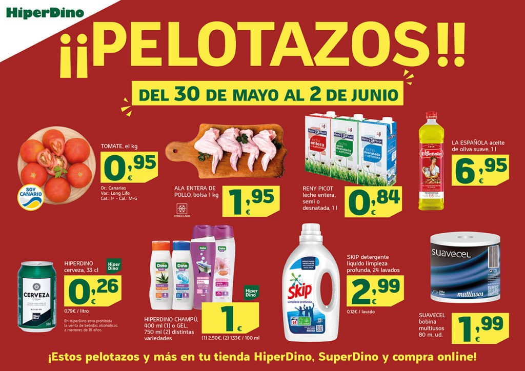HiperDino continúa con los ‘pelotazos’ tras el éxito de sus anteriores campañas