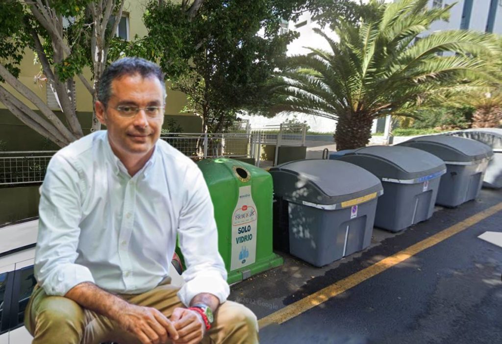 Carlos Tarife ya tiene las dos primeras zonas en las que empezará a acechar a los que no tiren la basura en los contenedores