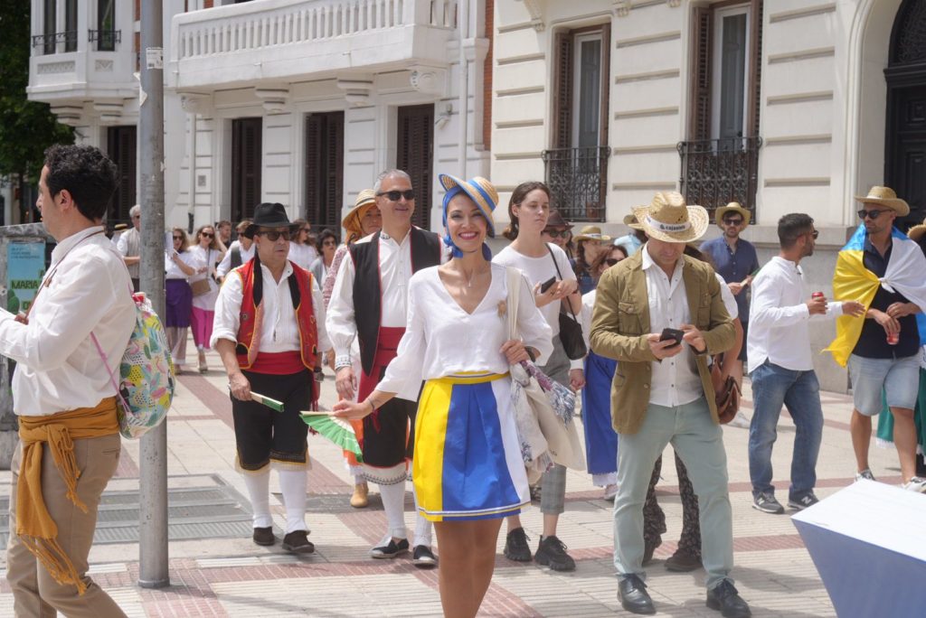 Madrid se viste de mago para celebrar la Romería Canaria