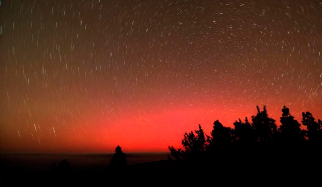 Las auroras boreales podrían volver a verse en Canarias