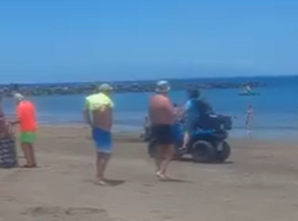 Quad en una playa de Tenerife. DA