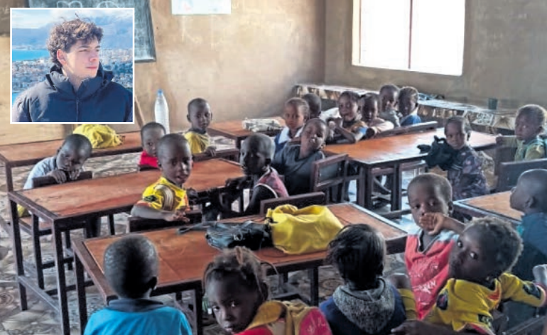 Dos alumnos tinerfeños abastecen de agua y energía a un colegio de Gambia