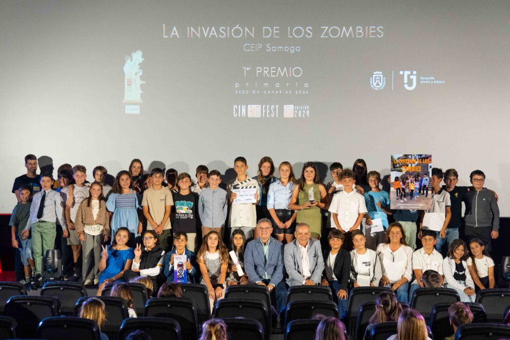 ‘La invasión de los zombies’, del CEIP Samoga, de El Sauzal, primer premio de Primaria de Cinedfest 11