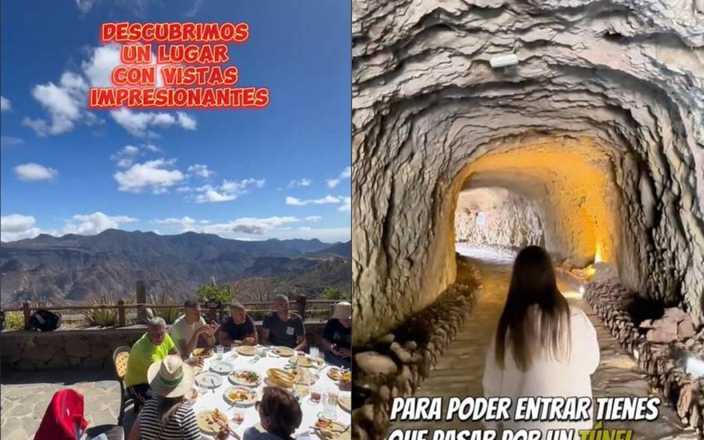 El restaurante canario al que entras por un tunel y cuyas vistas te dejarán sin palabras