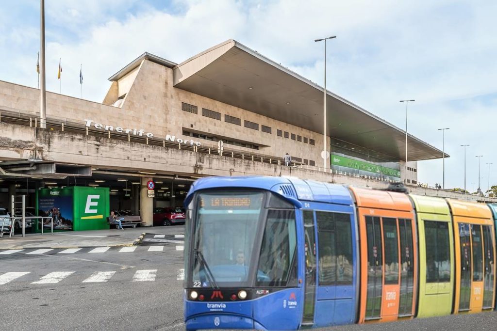 El tranvía hasta el aeropuerto llegará antes que el tren del norte de Tenerife