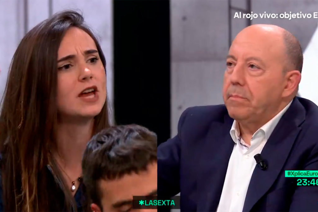 María González (Canarias se agota) y Gonzalo Bernardos, en La Sexta Xplica