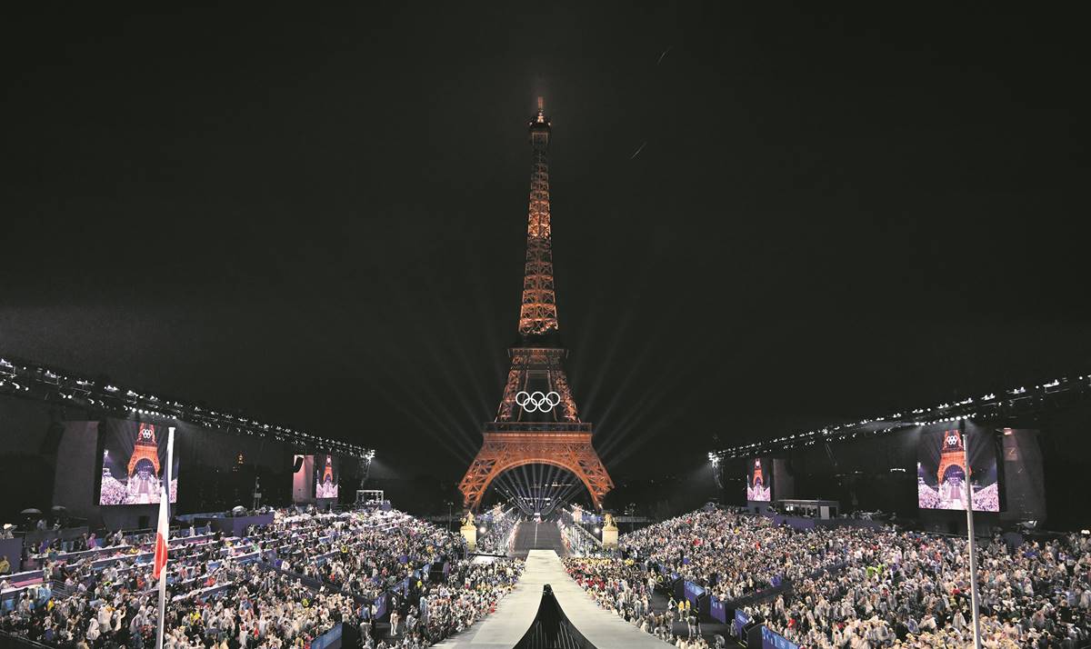 París inaugura sus Juegos Olímpicos en una ceremonia espectacular y con llamamiento a la paz mundial