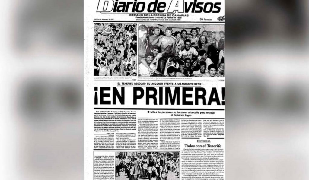 Cuando el CD Tenerife nos hacía felices: 35 años del ascenso en Sevilla