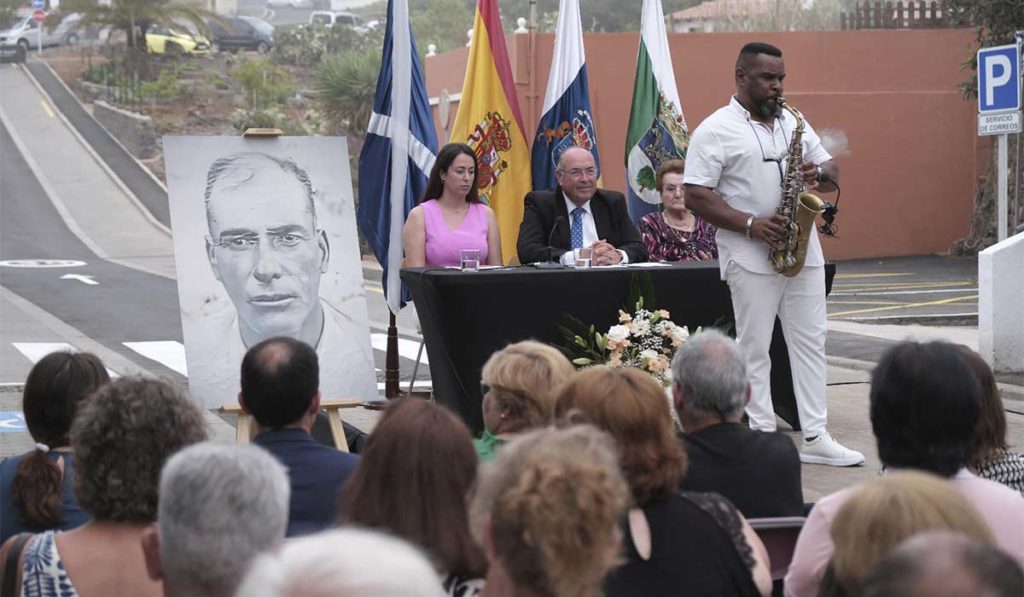 El Sauzal rinde homenaje a Andrés Baute con una calle en su honor