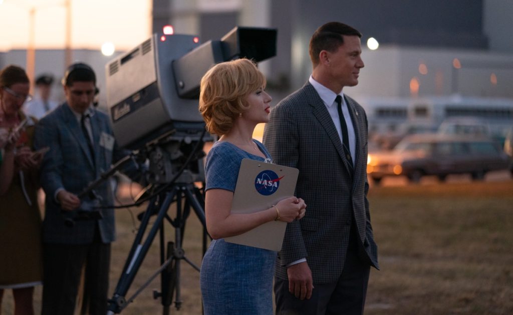 Scarlett Johansson y Channing Tatum, pareja protagonista de ‘Fly me to the Moon’.