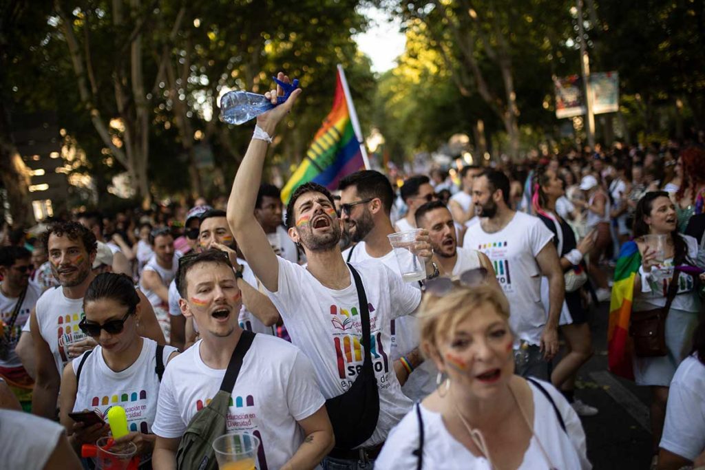 Manifestación Orgullo LGTBI+ 2024 en Madrid
