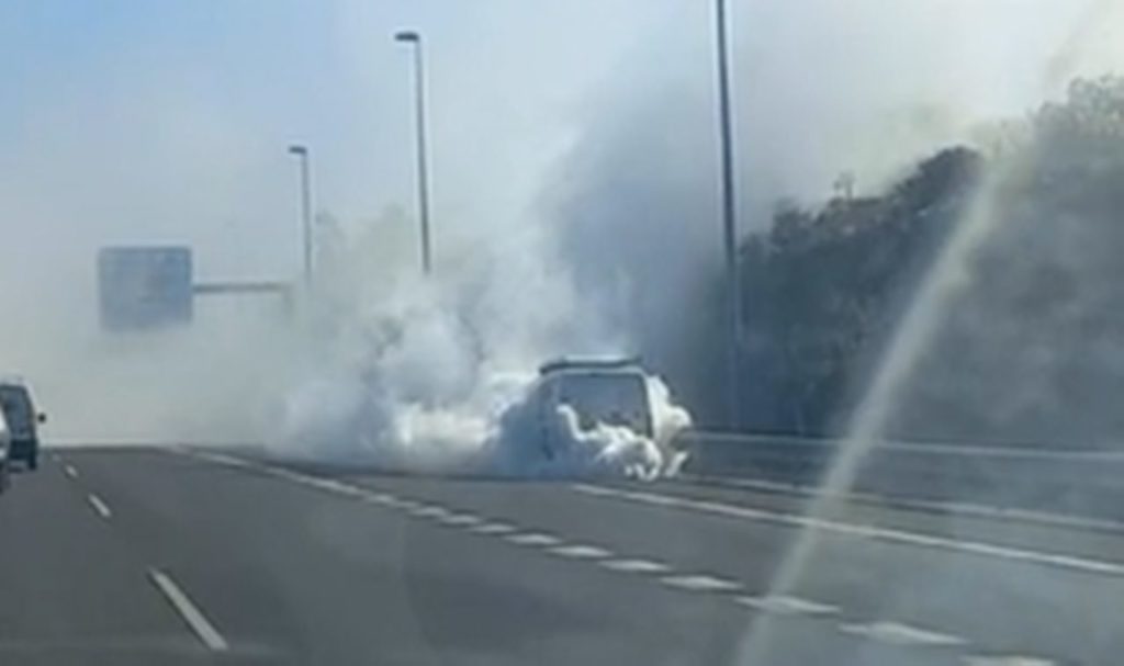 Arde un camión en la TF-1