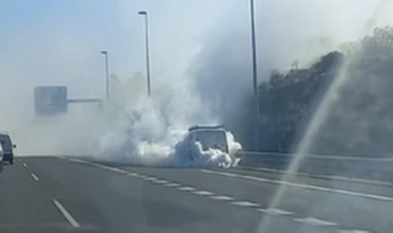 Arde un camión en la TF-1