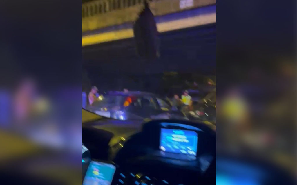 Accidente múltiple en la autopista TF-5