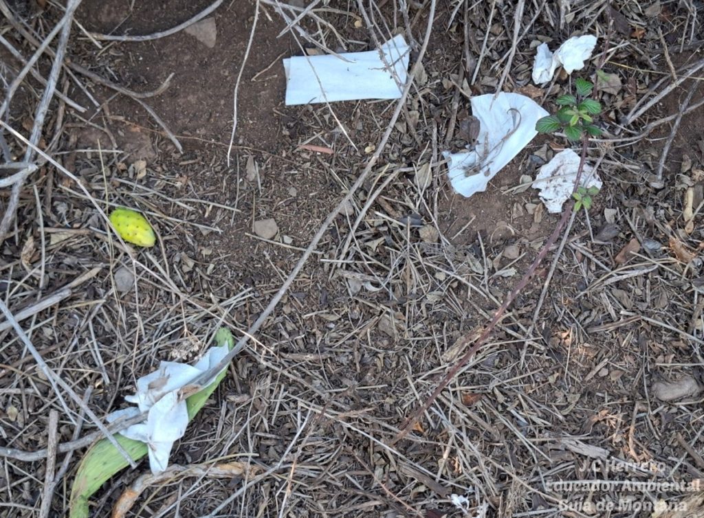 Suciedad y basura en uno de los lugares más visitados en Anaga
