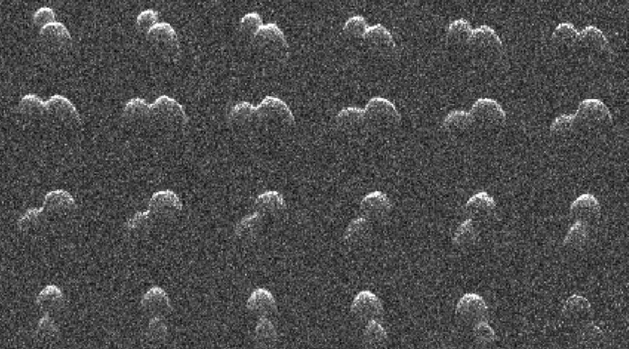 Imágenes de radar del asteroide 2024 JV33
