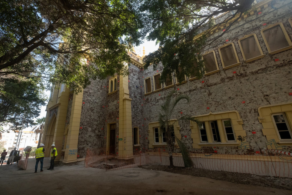 Las obras de reforma del parque cultural Viera y Clavijo comenzaron hace nueve meses. Fran Pallero