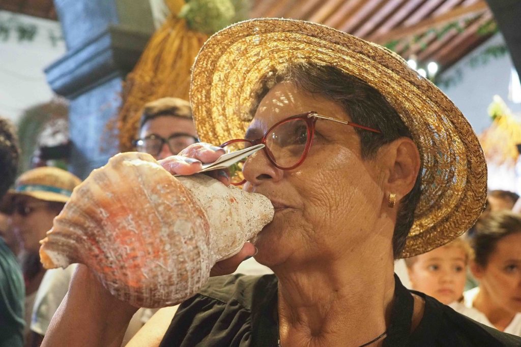 Güímar vive una Bajada multitudinaria. Sergio Méndez
