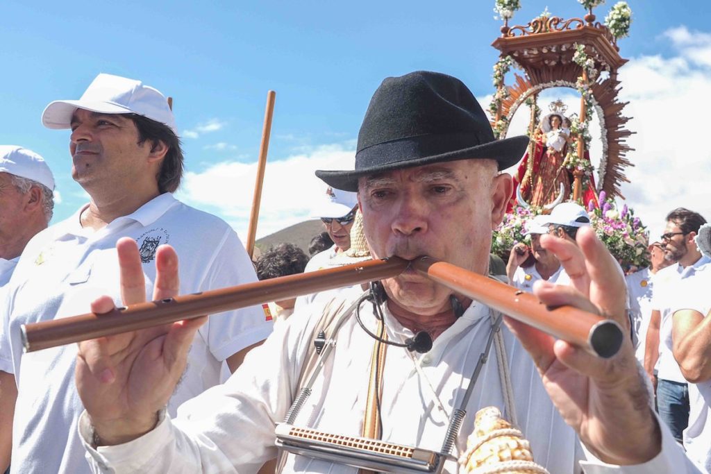 Güímar vive una Bajada multitudinaria. Sergio Méndez