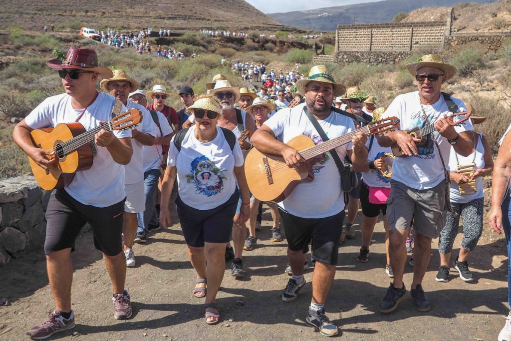 Güímar vive una Bajada multitudinaria. Sergio Méndez