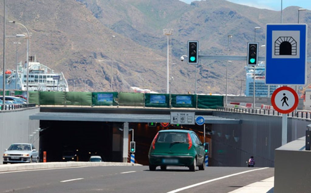 Santa Cruz anuncia cortes de tráfico en el túnel de la Vía Litoral