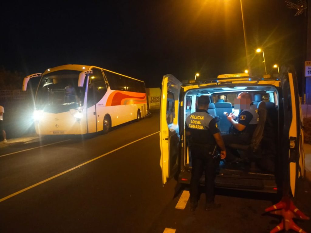 El conductor de una guagua privada da positivo en cocaína y anfetaminas en La Laguna