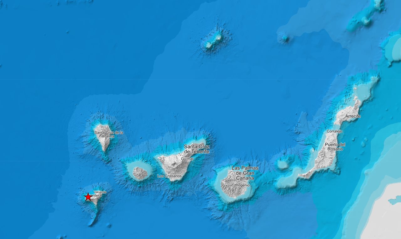 El IGN detecta un nuevo terremoto en Canarias sentido en dos islas
