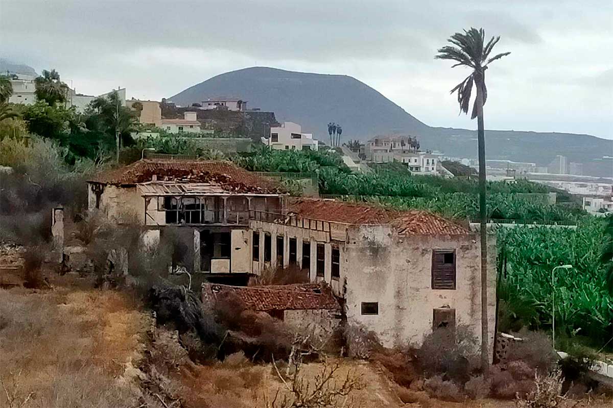 Una hacienda histórica de Garachico entra en la lista roja por riesgo de desaparición
