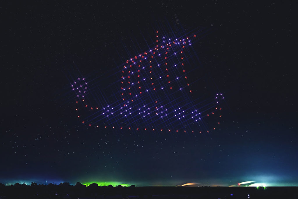 Un espectáculo de drones y música encenderá Plenilunio Santa Cruz