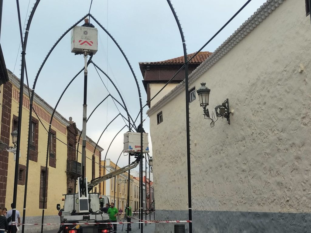 Vuelve el arco de Navidad más icónico de Tenerife