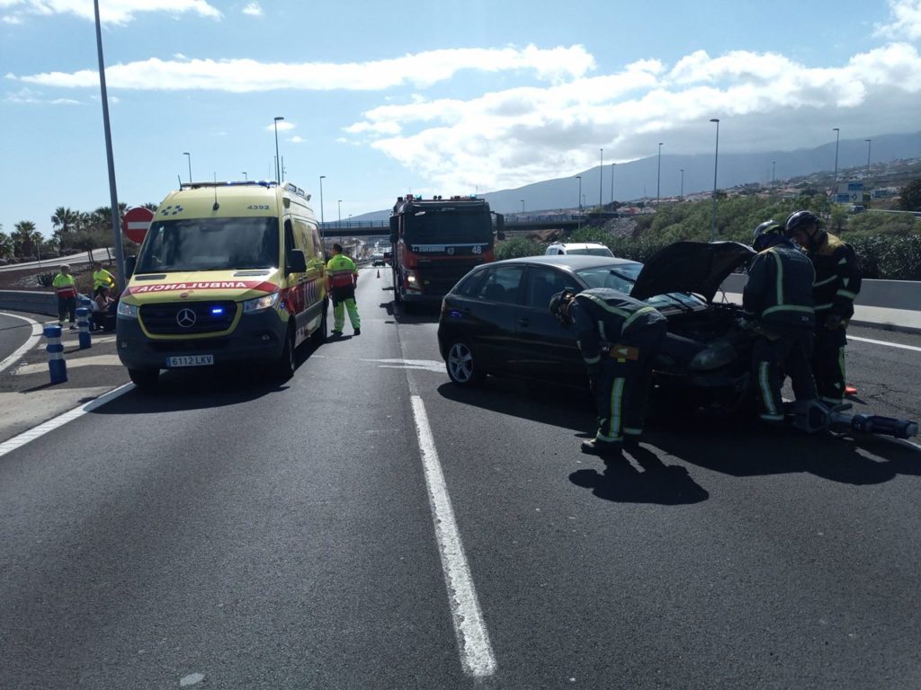 El 112 actualiza la información sobre el último accidente múltiple en la TF-1