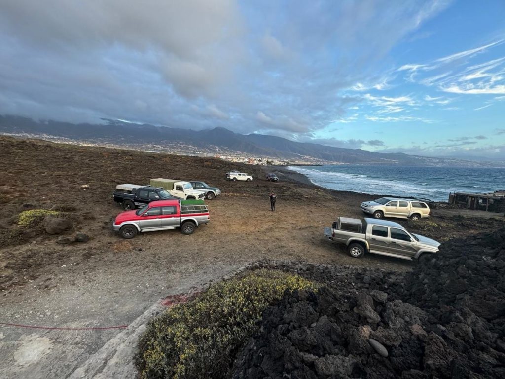 Pillan a un grupo de cazadores dentro de la Reserva Natural Especial del Malpaís de Güímar