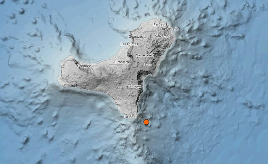 El IGN detecta un terremoto en El Hierro de magnitud 3.5