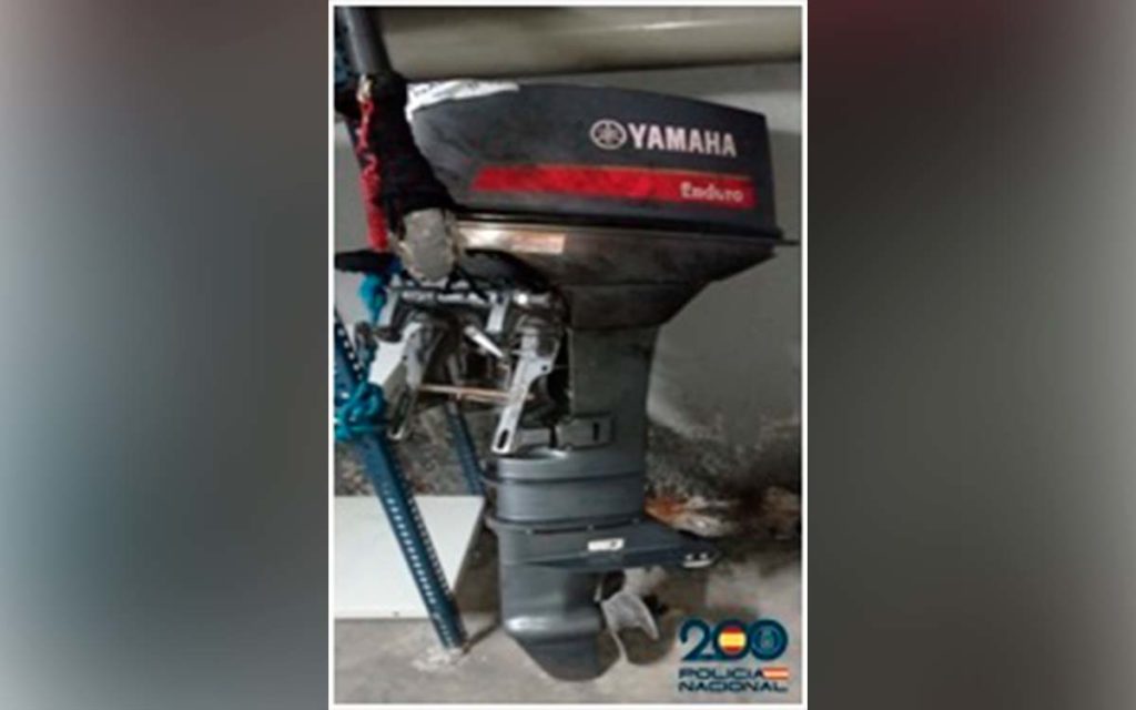 Detenidos por robar el motor de un cayuco valorado en 8.000 euros