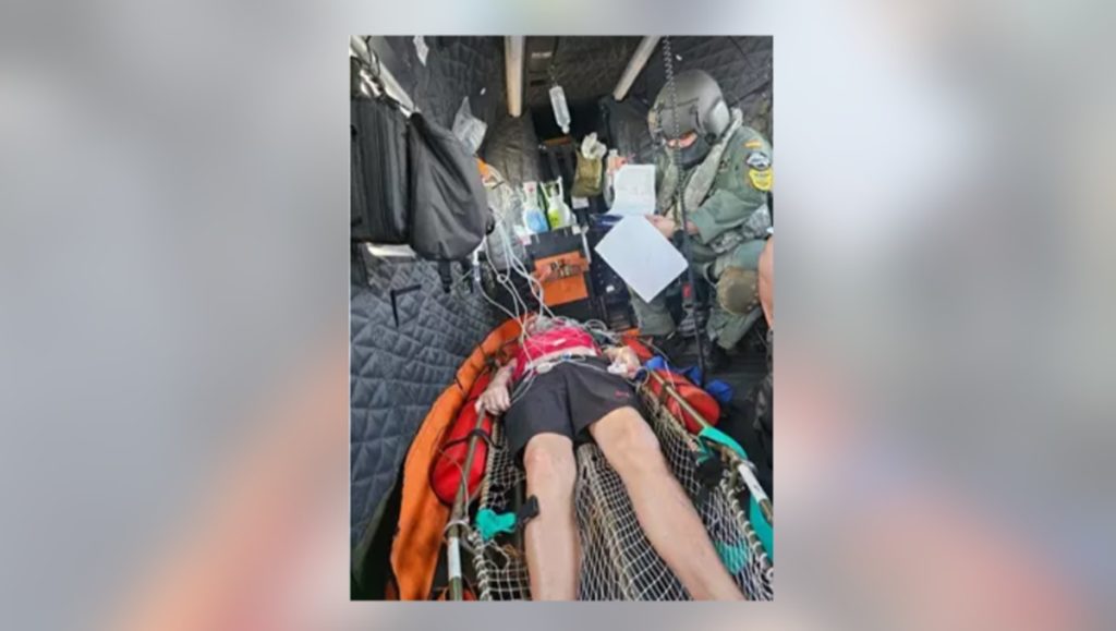 Evacúan en helicóptero a un pasajero de un crucero en Canarias