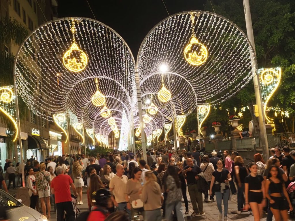 Encendido navideño en Santa Cruz de Tenerife. Sergio Méndez