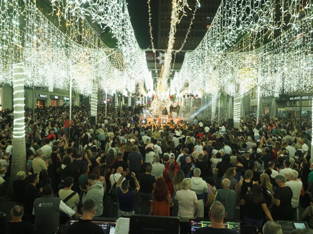 Encendido navideño en Santa Cruz de Tenerife. Sergio Méndez