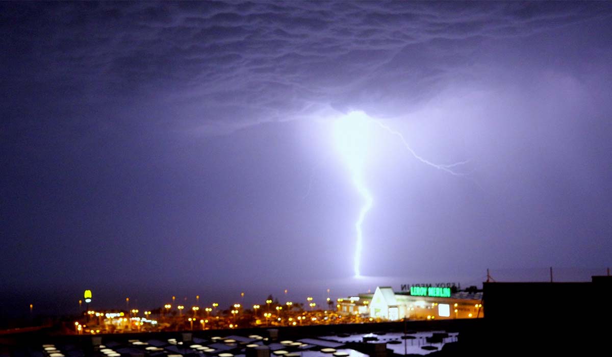 Tormenta en Tenerife. DA