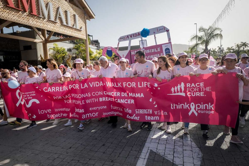 Carrera por la Vida en el sur de Tenerife