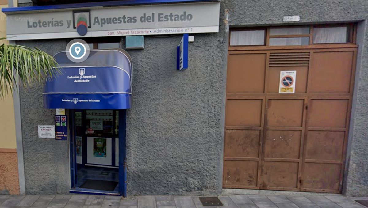 Se venden 45 décimos del primer quinto premio de la Lotería de Navidad en La Palma