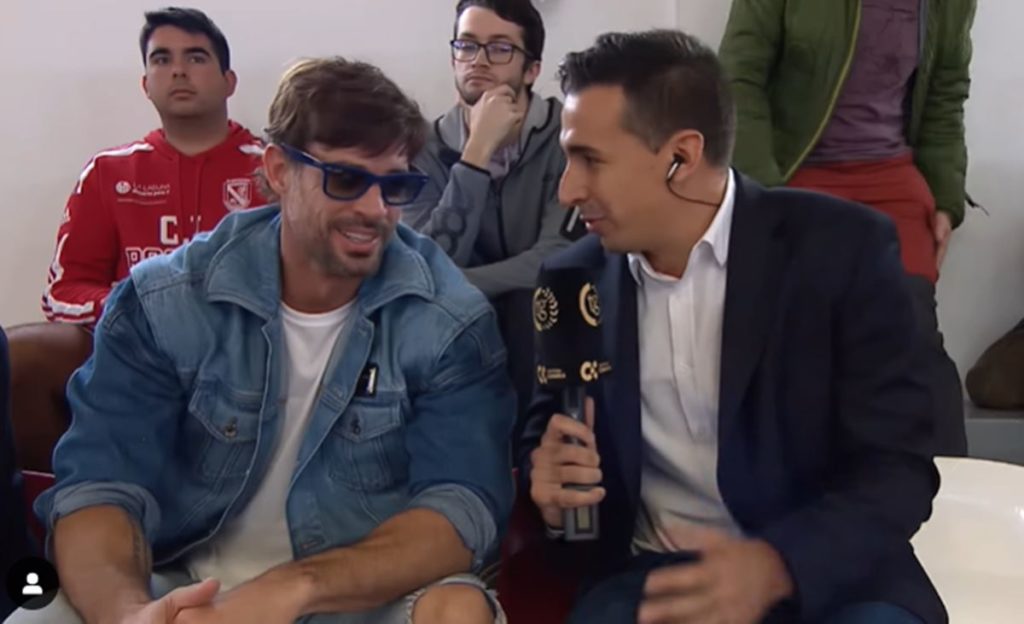 William Levy, un fan más de la lucha canaria en Tenerife antes de 'convertirse' en entrenador