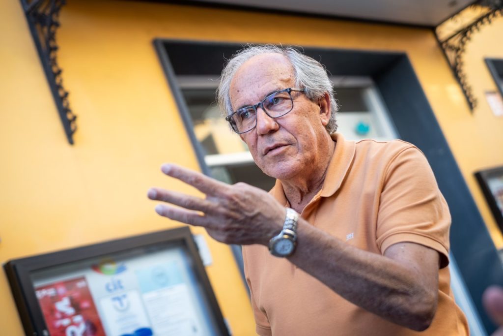 El presidente del CIT portuense, Juan José Hernández, describe la difícil situación económica que atraviesa la entidad. Fran Pallero